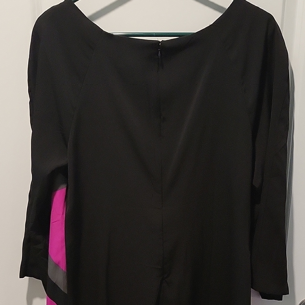 Ice Black and Pink Long Sleeve Dress - Picture 4 of 4